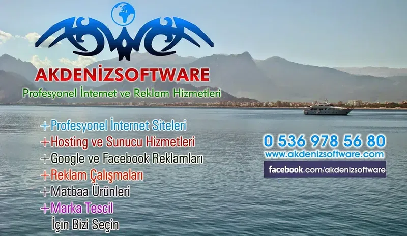Antalya Akdenizsoftware İnternet , Reklam ve Fotoğrafçılık Hizmetleri - Photo 1