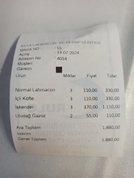 Asya Lahmacun & Kebap - Photo 9