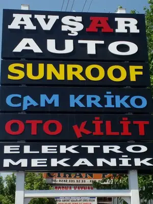 Avşar Auto; Sunroof, Oto Kilit, Cam Kriko, Katlanır Ayna Tamiri