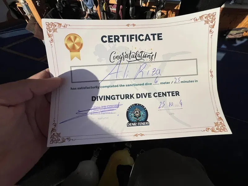 Deniz Feneri Diving Center | CMAS TSSF PADI - Photo 9