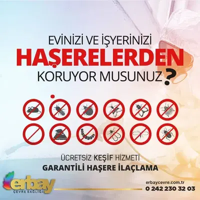 Erbay İlaçlama-Çevre Sağlığı-Haşere İlaç Marketi