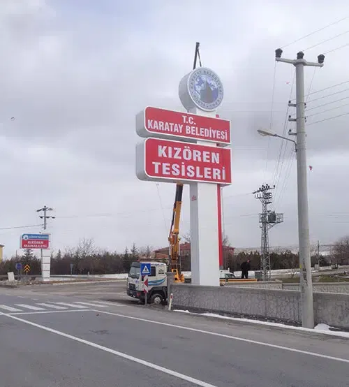 Kent Tabela Reklam » Konya Tabela » Konya Totem Tabela - Photo 2