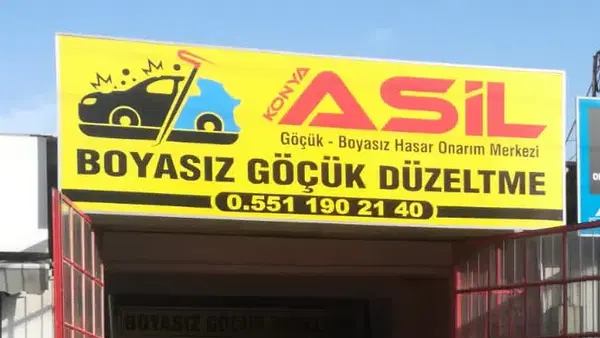 Konya Boyasız Göçük Düzeltme Merkezi Asil Göçük Onarım