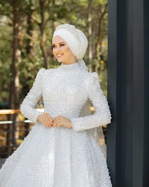 Konya dilamed turban tasarım gelınlık - Photo 2