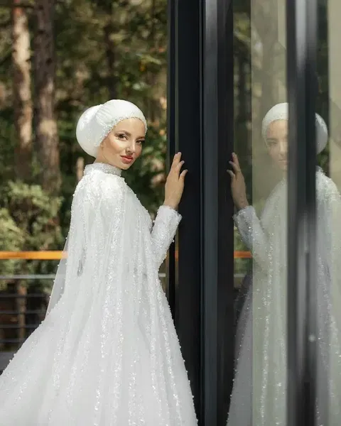 Konya dilamed turban tasarım gelınlık - Photo 9